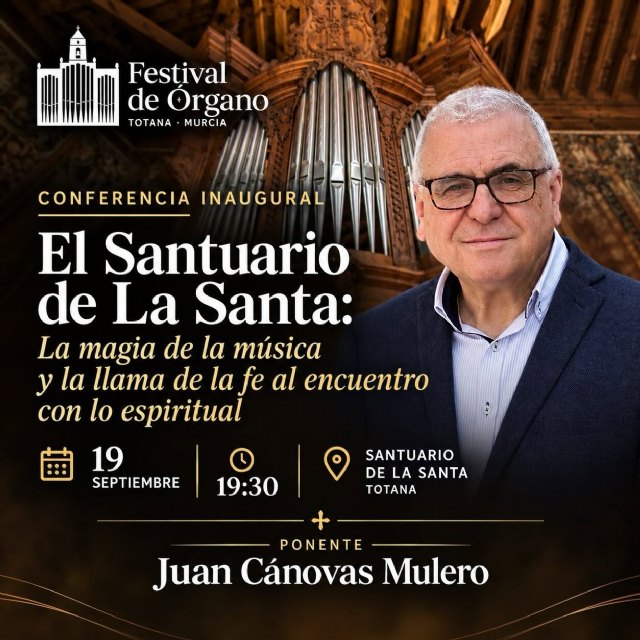 El Santuario de la Santa abre sus puertas a la reflexión y a la música en la segunda edición del Festival de Órgano de Totana, Foto 9