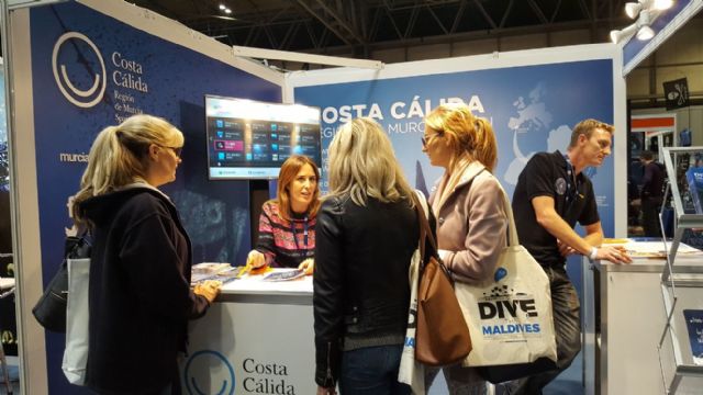 Turismo presenta la Región como un paraíso de experiencias submarinas en la 'Dive Show' de Birmingham - 1, Foto 1