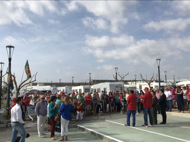 Entra en funcionamiento el estacionamiento para autocaravanas habilitado en Juan de Borbón - 1, Foto 1