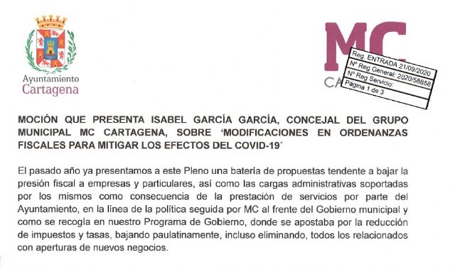 MC: El Gobierno se retracta y asume las propuestas de MC para reducir la presión fiscal sobre comerciantes y particulares - 1, Foto 1
