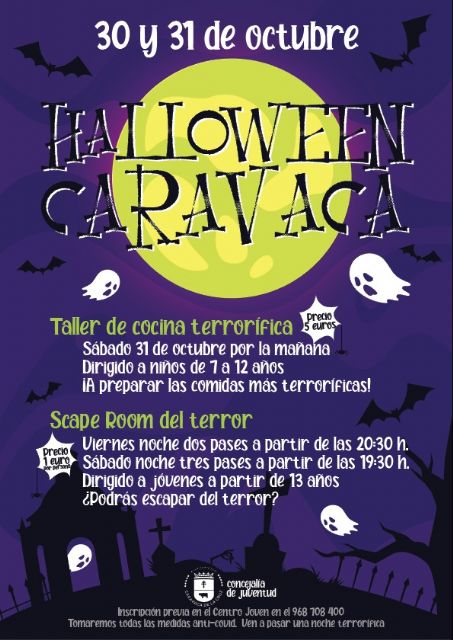 El Centro Joven Caravaca se convertirá en una Casa del Terror para que niños y jóvenes se diviertan en Halloween - 2, Foto 2