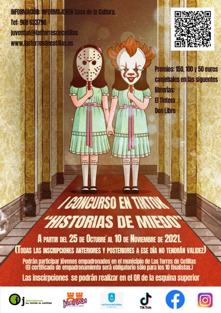 Un concurso audiovisual en Tik Tok para que los jóvenes torreños cuenten sus Historias de miedo por Halloween - 1, Foto 1