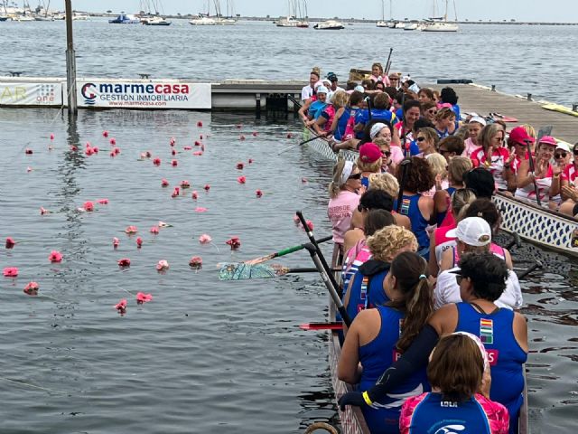 Palistas de 5 continentes participan en el Internacional de Dragon Boat en homenaje a Jan Collins celebrado en San Pedro del Pinatar - 1, Foto 1