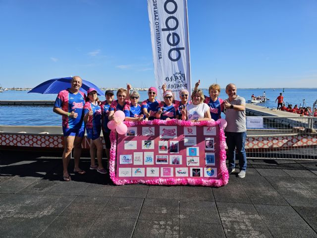 250 palistas participan en San Pedro del Pinatar en el International Dragon Boat en homenaje a Jan Collins - 2, Foto 2