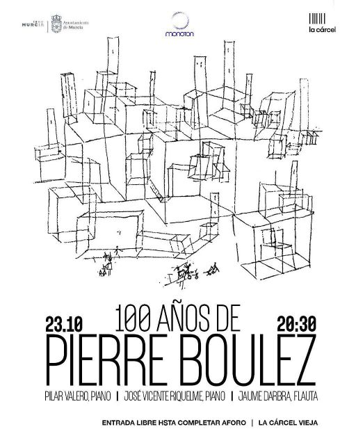 Murcia celebra el centenario de Pierre Boulez con un concierto divulgativo para piano y flauta en La Cárcel Vieja - 1, Foto 1