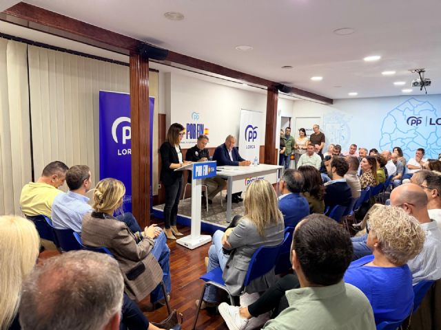 Fulgencio Gil: �El PP de Lorca se prepara para una batalla decisiva para el futuro del pa�s: frenar a Pedro S�nchez y abrir una nueva etapa para Espa�a�