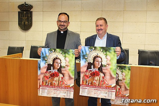 Se presenta el programa de actos religiosos de las fiestas patronales de Santa Eulalia 2017 - 1, Foto 1