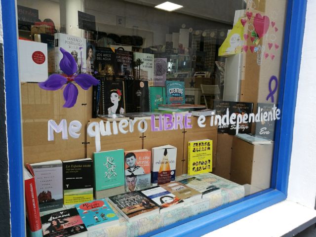 Los comercios de Bullas hacen campaña en contra de la violencia machista - 4, Foto 4