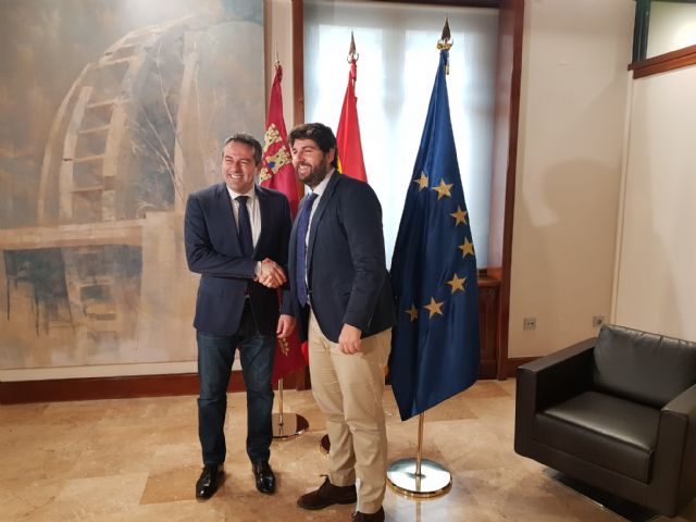 El alcalde expone al presidente de la Comunidad los principales proyectos de Alcantarilla - 1, Foto 1