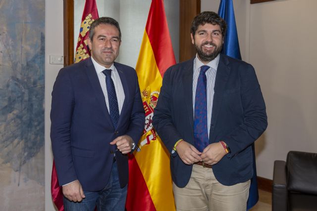 López Miras se reúne con el alcalde de Alcantarilla - 1, Foto 1