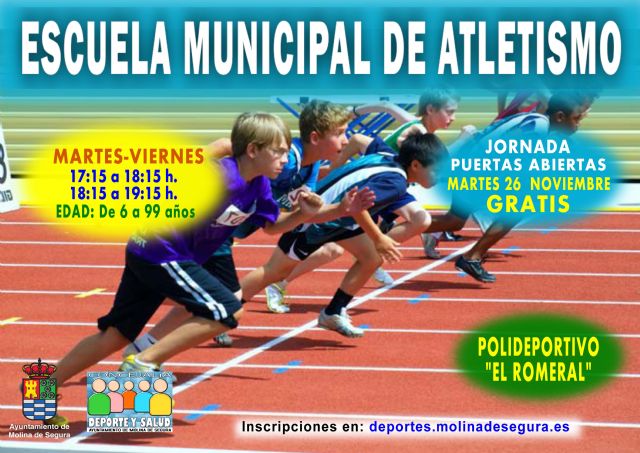 Molina pone en marcha la Escuela Municipal de Atletismo en el Polideportivo El Romeral - 4, Foto 4