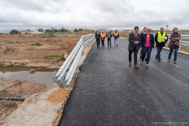 La CARM arreglará el paso de la rambla por la carretera de Los Nietos y realiza obras por 600 mil euros por la Dana - 1, Foto 1
