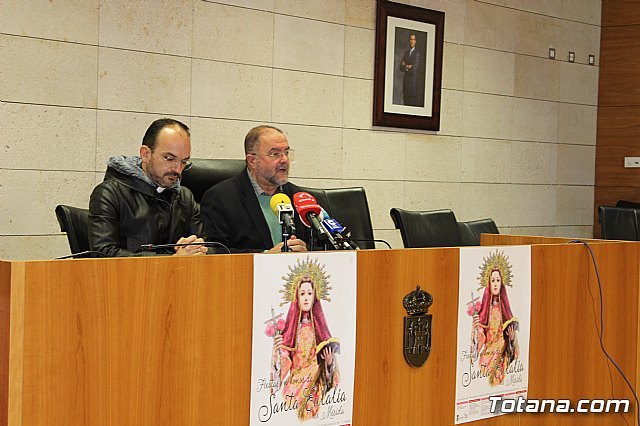The program of religious and liturgical acts of the patron celebrations of Santa Eulalia de Mrida 2019 is presented, Foto 3