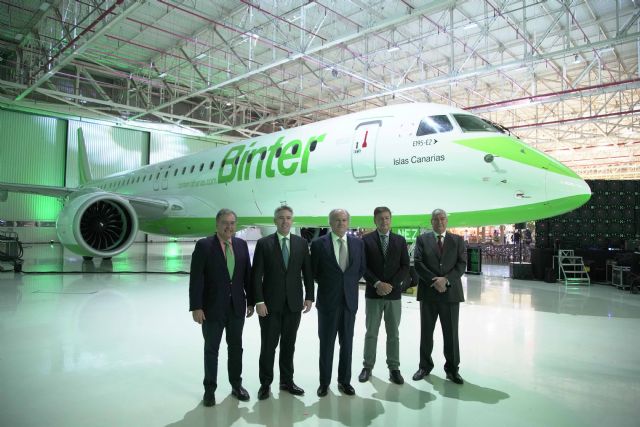 Binter y Embraer celebran la próxima entrega del primer avión reactor del modelo E195-E2 - 2, Foto 2