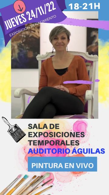 El Auditorio acoge el jueves una jornada de pintura en vivo de la artista Ana Piñera - 1, Foto 1