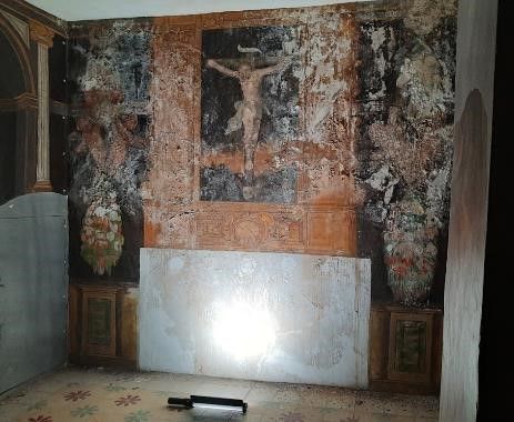 El Ministerio de Cultura y Deporte inicia la restauración de las pinturas murales del convento Nuestra Señora la Real de las Huertas en Lorca - 1, Foto 1
