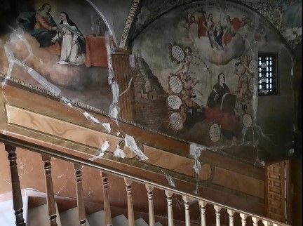 El Ministerio de Cultura y Deporte inicia la restauración de las pinturas murales del convento Nuestra Señora la Real de las Huertas en Lorca - 3, Foto 3
