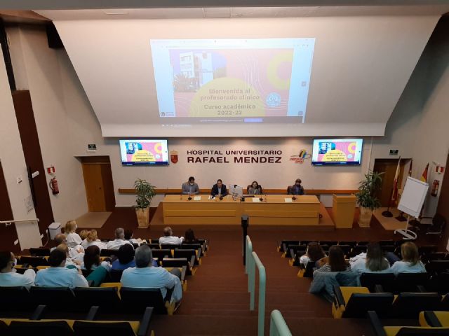 El hospital Rafael Méndez acoge la apertura del Curso Académico universitario 2022/23 del Campus de Lorca - 1, Foto 1