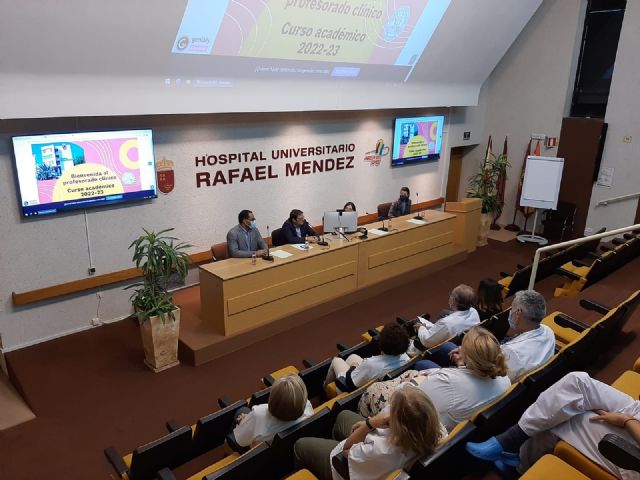 El hospital Rafael Méndez acoge la apertura del Curso Académico universitario 2022/23 del Campus de Lorca - 2, Foto 2