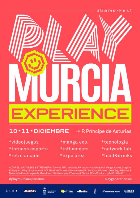 Vuelve a Murcia PLAY #Game-Fest, el circuito de eventos de ocio digital, videojuegos y nuevas tecnologías que recorre España - 1, Foto 1