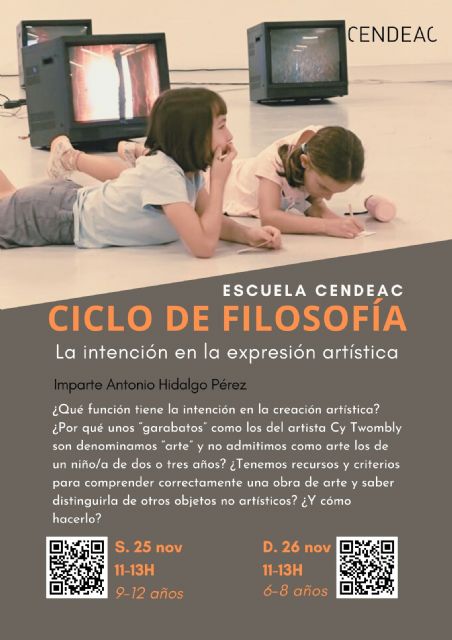 El ICA facilita la compresión del arte a los más jóvenes con dos nuevas sesiones del ciclo 'Filosofía' de 'Escuela de Cendeac' - 1, Foto 1