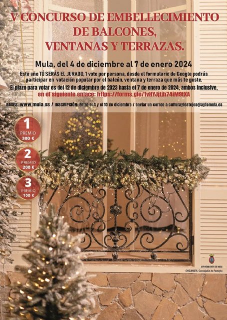 V Concurso de embellecimiento de balcones, ventanas y terrazas con motivos navideños - 1, Foto 1