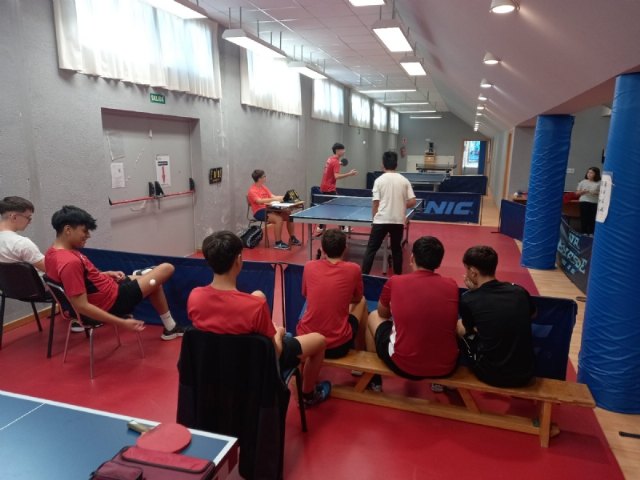 El Pabellón de Deportes Manuel Ibáñez acoge la Fase Local de Tenis de Mesa de Deporte Escolar, Foto 2