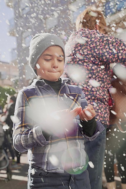 Una turronera de Jijona hace realidad el sueño de un niño de siete años: que nieve en Murcia - 2, Foto 2