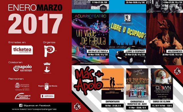 El Teatro Circo Apolo recibe el 2017 con musica, comedias, y espectaculos para todos los publicos - 1, Foto 1