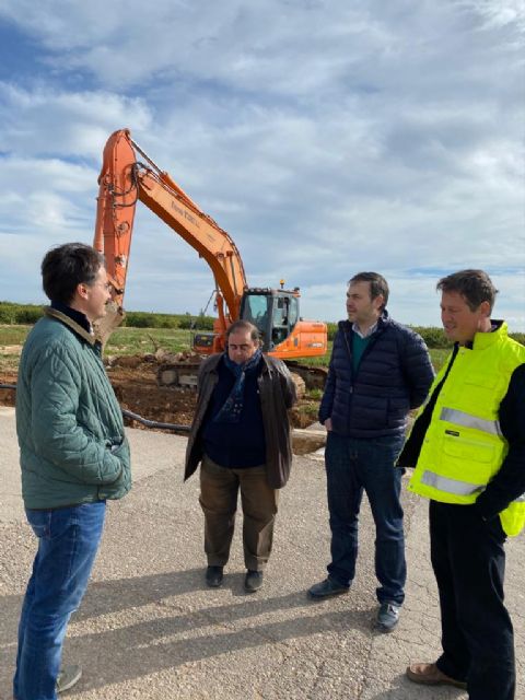 Realizan obras en una acequia y red de agua potable de Archena y caminos de San Javier y San Pedro por 170.000 euros - 1, Foto 1
