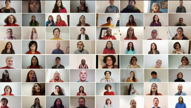 Doscientas personas de doce países se inscriben en la UMU para participar en el coro virtual #MoreHispano - 1, Foto 1