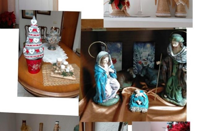 Los mayores presentan sus trabajos más creativos y originales en la I muestra de Decoración Navideña - 1, Foto 1