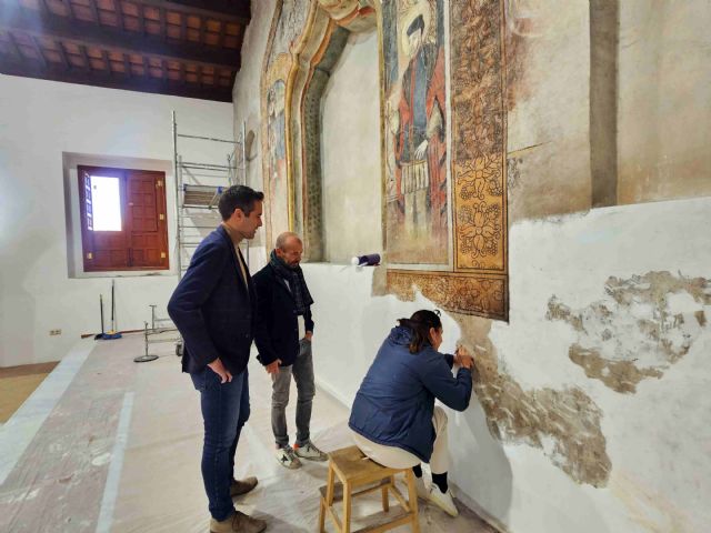 La rehabilitación de la ermita de San Sebastián finaliza con la restauración de sus pinturas murales tardogóticas - 2, Foto 2