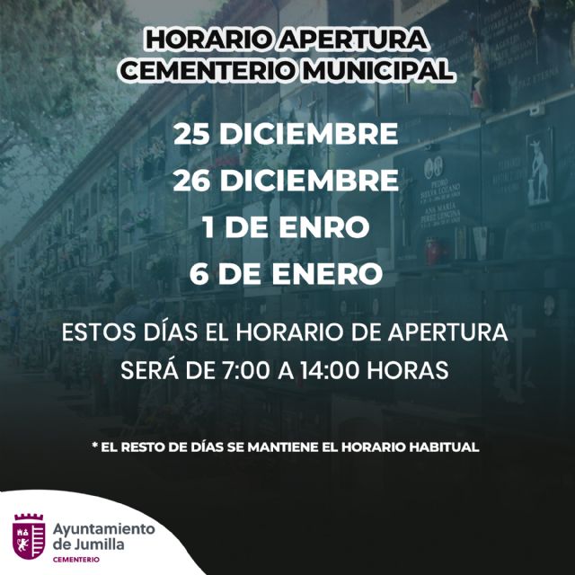 Servicios informa de los horarios especiales de Navidad para la recogida de basuras y el cementerio municipal - 2, Foto 2