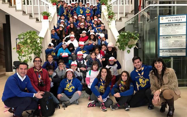 60 chicos y chicas del grupo scout Ítaca de Las Torres de Cotillas visitan Lorquí - 1, Foto 1
