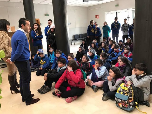 60 chicos y chicas del grupo scout Ítaca de Las Torres de Cotillas visitan Lorquí - 2, Foto 2