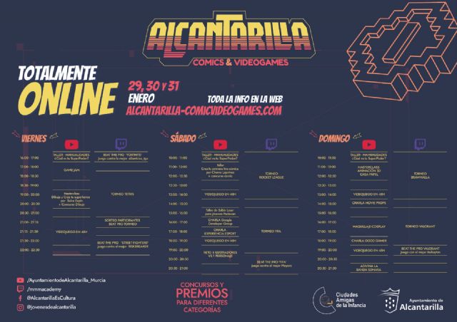 Alcantarilla programa un encuentro digital sobre cómic, ilustración y videojuegos el próximo fin de semana - 1, Foto 1
