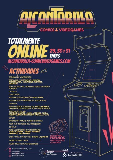 Alcantarilla programa un encuentro digital sobre cómic, ilustración y videojuegos el próximo fin de semana - 2, Foto 2