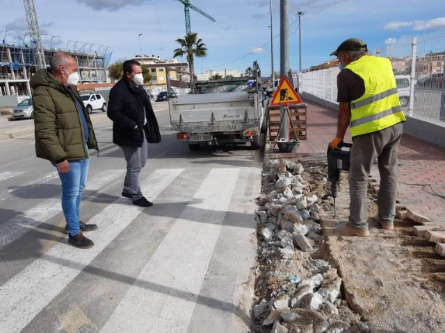 Realizan mejoras en diversas aceras del municipio - 1, Foto 1