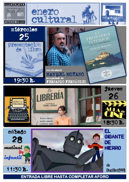 Manuel Moyano presenta en Cieza La frontera interior. Viaje por Sierra Morena - 1, Foto 1