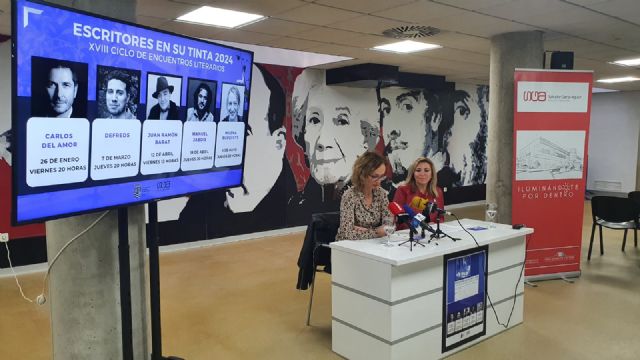 Carlos del Amor, Defreds, Juan Ramón Barat, Manuel Jabois y Milena Busquets participan en el programa del Ciclo Escritores en su tinta 2024 de Molina de Segura - 3, Foto 3