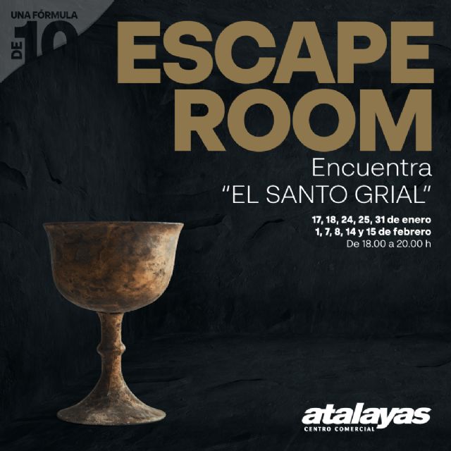 Atalayas acoge hasta el 15 defebrero el Escape Room El Santo Grial - 1, Foto 1