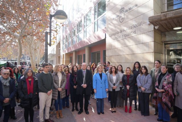 La Comunidad guarda un minuto de silencio por la última víctima relacionada con un caso de violencia género - 2, Foto 2