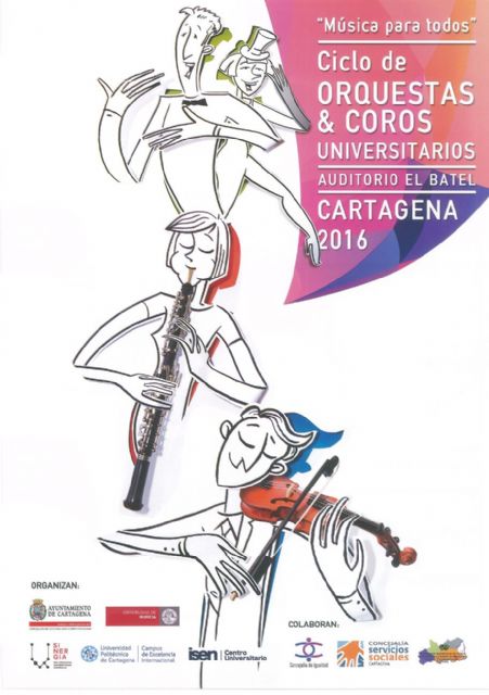 Música para todos con el Ciclo de Orquestas y Coros Universitarios de Cartagena - 2, Foto 2