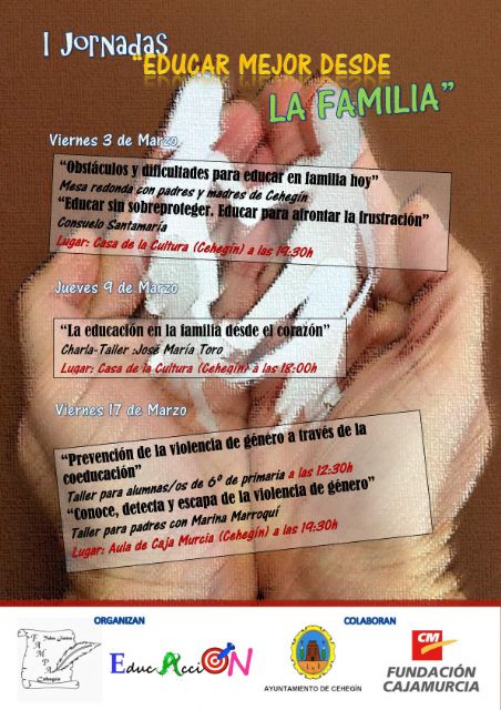 Presentadas las I Jornadas  Educar mejor desde la familia - 1, Foto 1