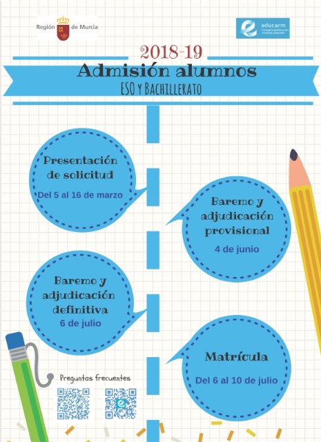 El período de solicitud de plazas en los centros educativos para el curso escolar 2018/19 se extenderá del 5 de marzo hasta el 16 de marzo, Foto 3