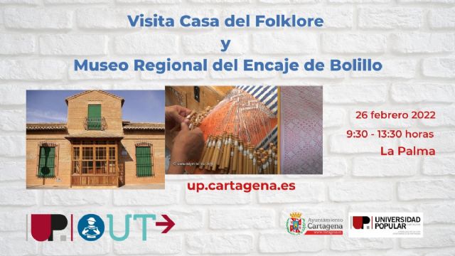 Las visitas de la Universidad Popular hacen parada en la Casa del Folklore y Museo del Bolillo de La Palma - 1, Foto 1