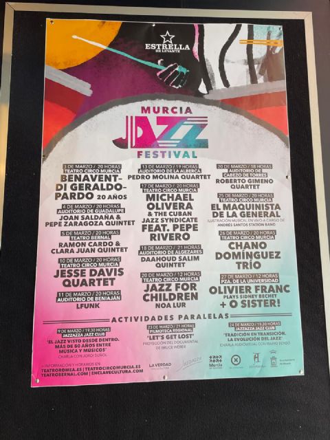 El Murcia Jazz Festival se celebra del 3 al 27 de marzo con las actuaciones de Jesse Davis, Michel Olivera, el trío Benavent – di Geraldo - Pardo y el pianista Chano Domínguez - 4, Foto 4