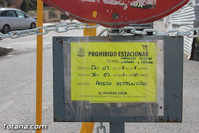 Se restringe el acceso de peatones y vehículos a las inmediaciones de la zona del Arco de San Pedro, Foto 2