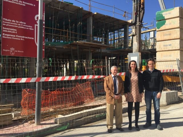 Avanza a buen ritmo la construcción de cinco viviendas de promoción pública en Ojós - 1, Foto 1